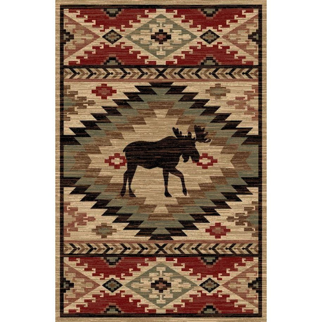 Southwest Moose Area Rug