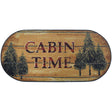 Cabin Time Pine Oval Rug