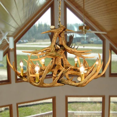 12 Antler Whitetail Chandelier