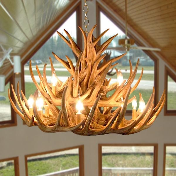 21 Antler Whitetail Chandelier