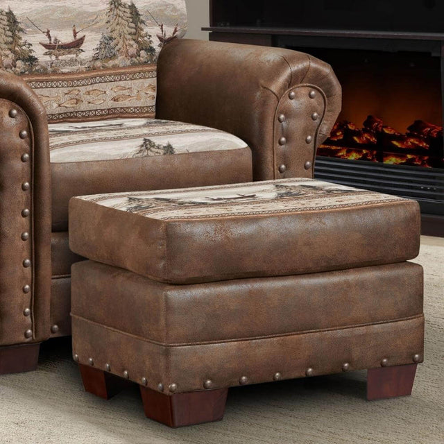 Summit Cabin Ottoman