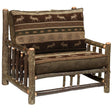 Hickory Log Frame Chair-and-a-half