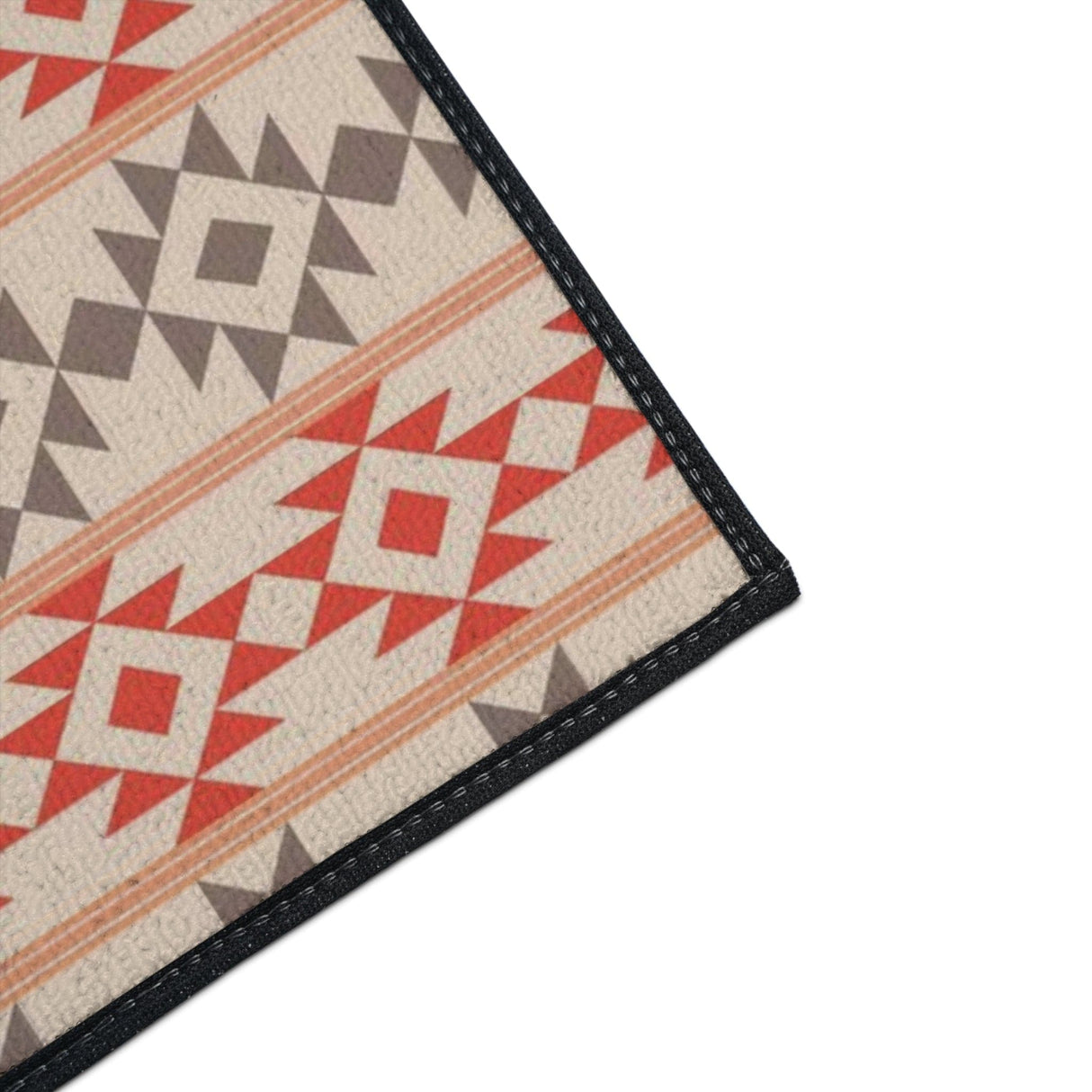 Aztec Peach Non-Slip Rug