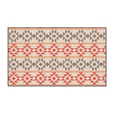 Aztec Peach Non-Slip Rug