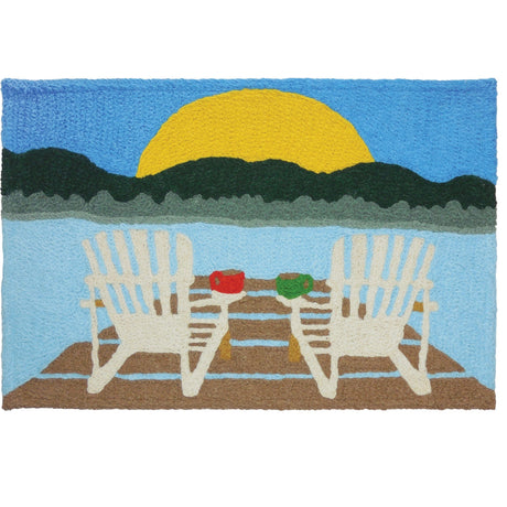 Lake Sunrise Accent Rug