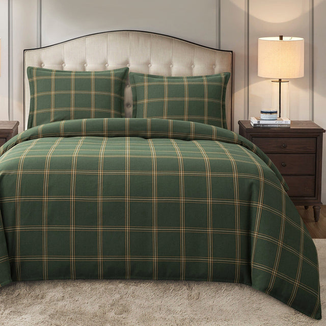 Pine & Plaid Bedding Set