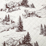 White Forest Reversible Quilt Set