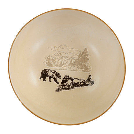 Wildlife Charm Serving Bowl