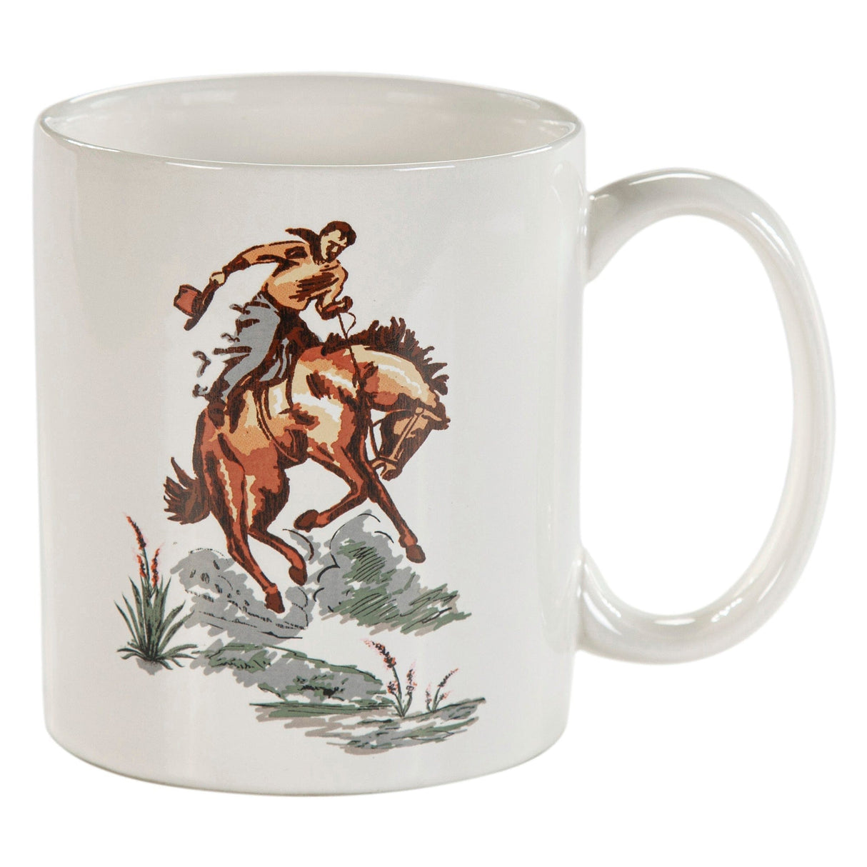 Sothwest Sketches & Bronco Mug Set