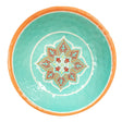 Turquoise Motif Melamine Serving Bowl