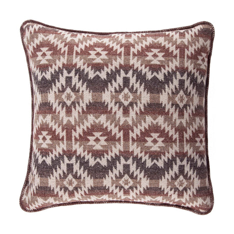 Red Mountain Square Pillow