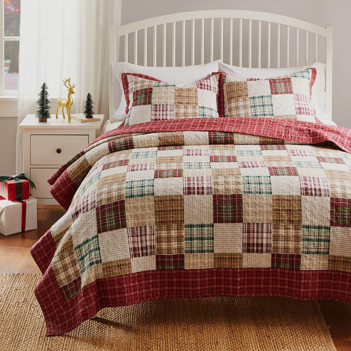 Princeton Red Quilt Set