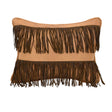 Double Fringe Throw Pillow