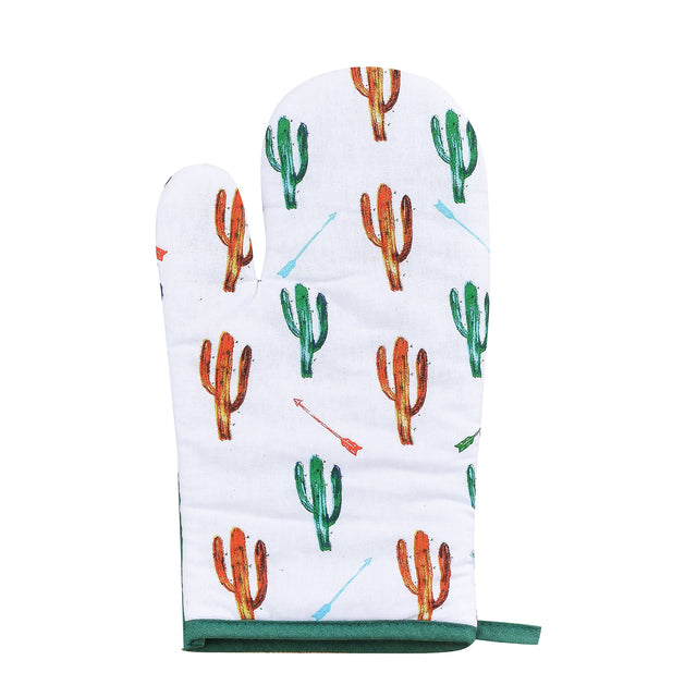 Cactus Flair Oven Mitt