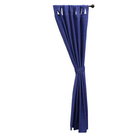 Deep Blue Single Curtain