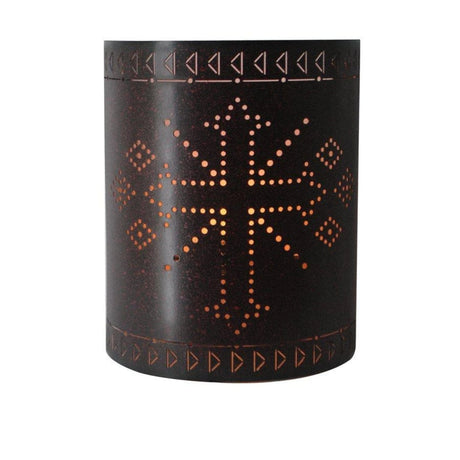 Metallis Copper Cross Wall Sconce