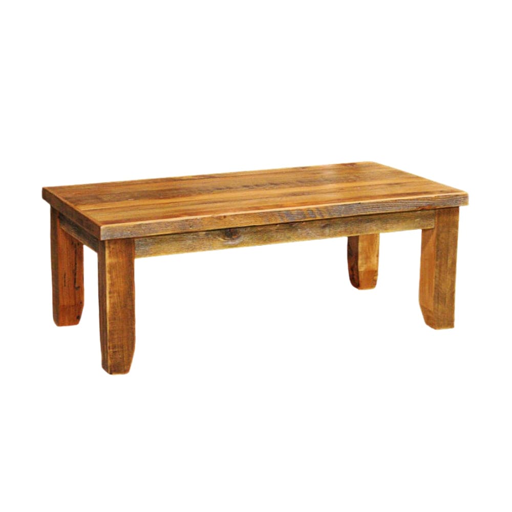 Red River Barnwood Straight Leg Coffee Table