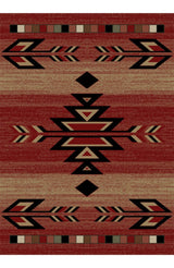 Pecos Red Area Rug