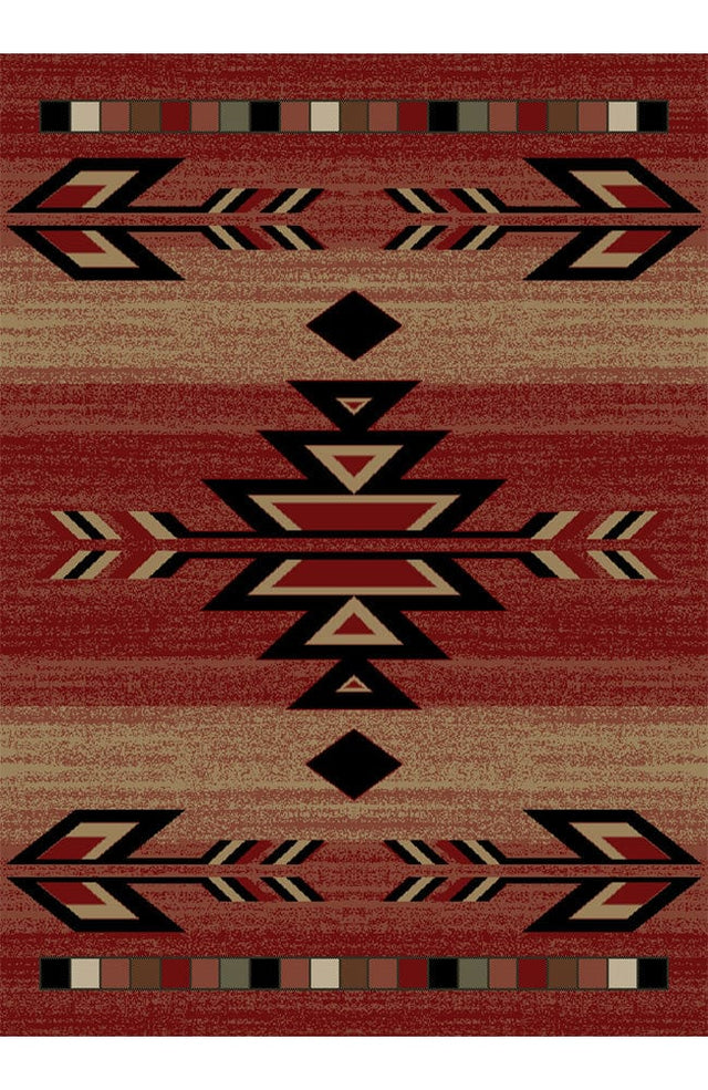 Pecos Red Area Rug