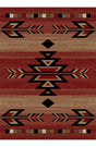 Pecos Red Area Rug