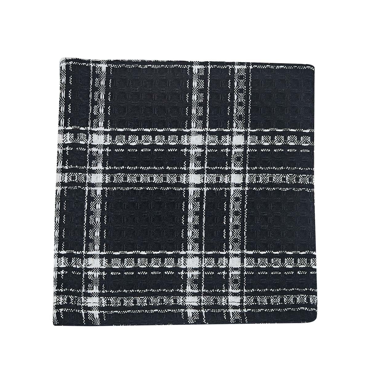 Navy Check Dishcloth