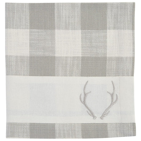 Antler Pine Check Napkin Set