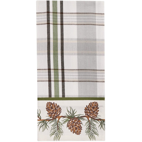 The Pines Border Dishtowel