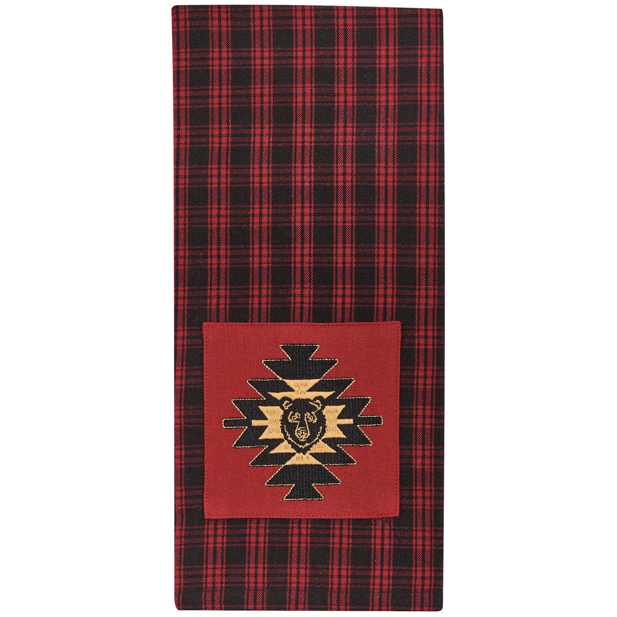 Red Dawn Black Bear Patch Dishtowel