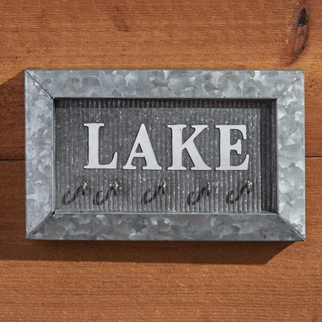 On Lake Time Silver Key Hook