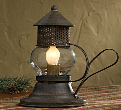 Mini Rustic Lantern Lamp