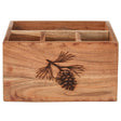 Wildlife Wood Utensil Caddy