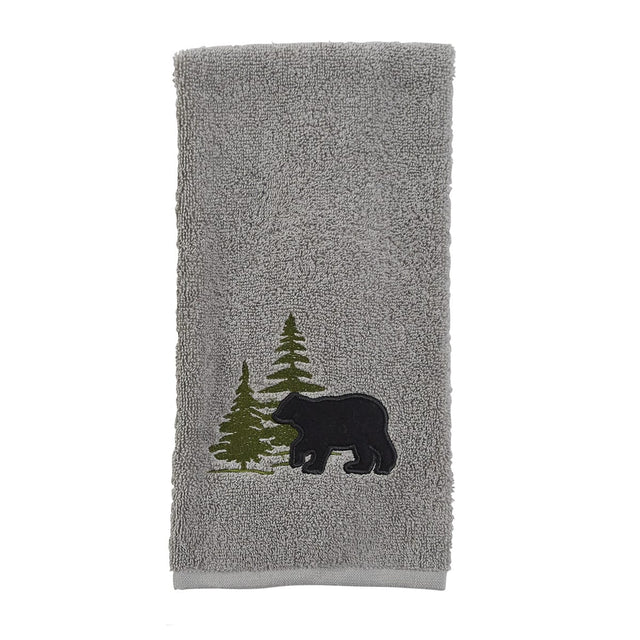 Black Bear Hand Towel