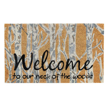 Rustic Plaid Doormat