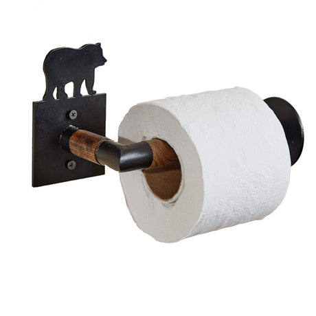 Wild Bear Toilet Paper Holder