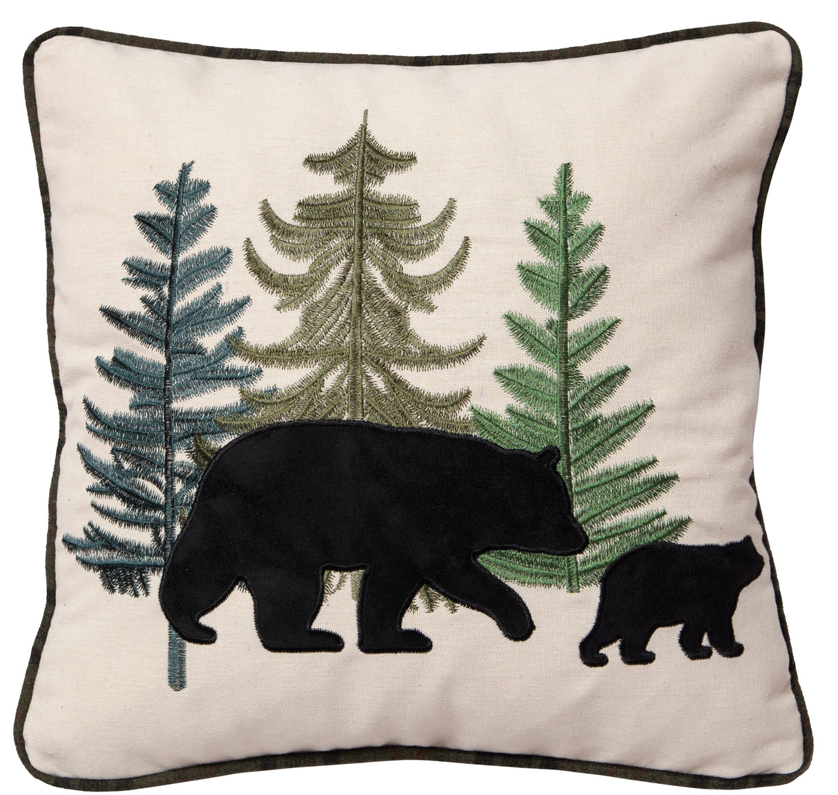 Forest Walk Bear Pillow