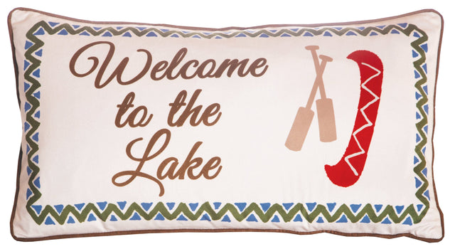 Welcome To The Lake Pillow