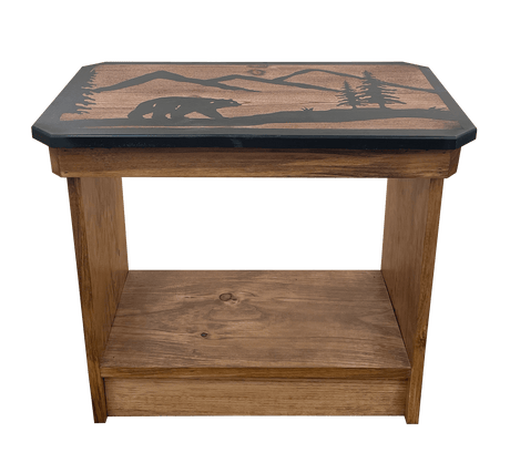 24" Bear Adventure Table With Cubby