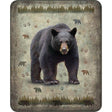 Black Bear Kingdom Throw