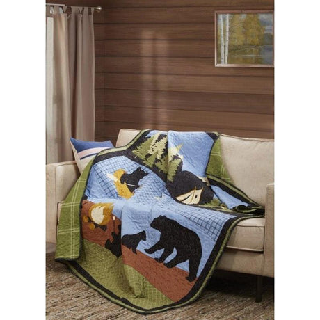 Lakeside Bear Throw