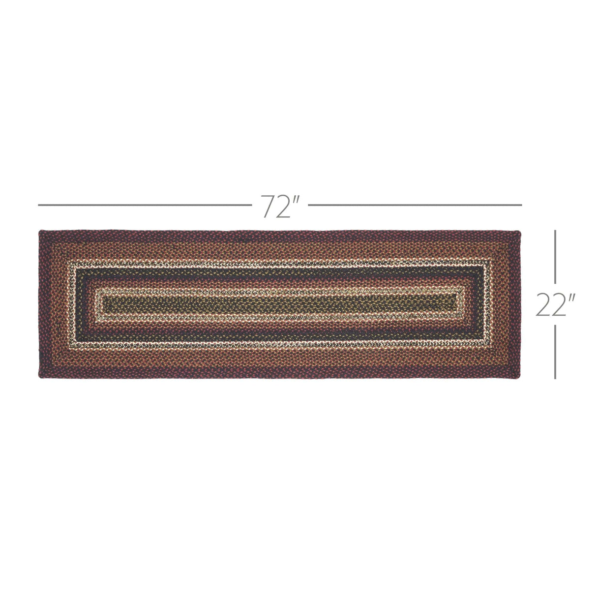 Autumn Plaid 72" Rectangle Accent Rug