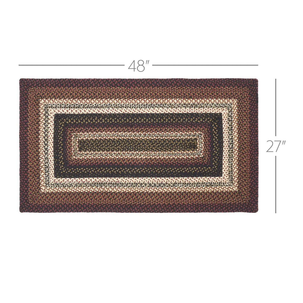 Autumn Plaid 48" Rectangle Accent Rug