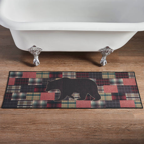 Wildlife Patch 48" Rectangle Bear Bath Mat