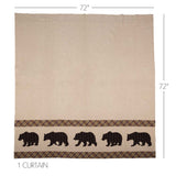 Wildlife Patch Bear Shower Curtain