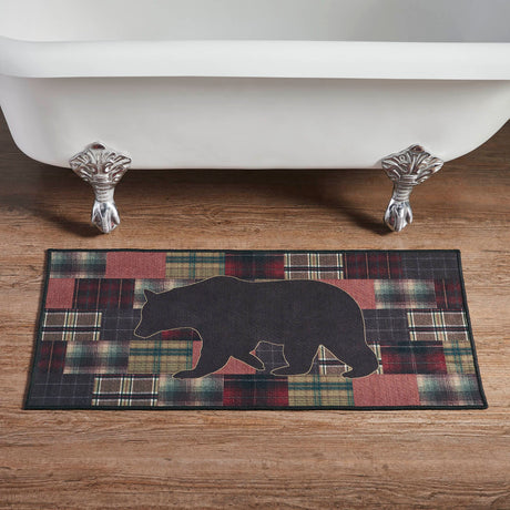 Wildlife Patch 36" Rectangle Bear Bath Mat