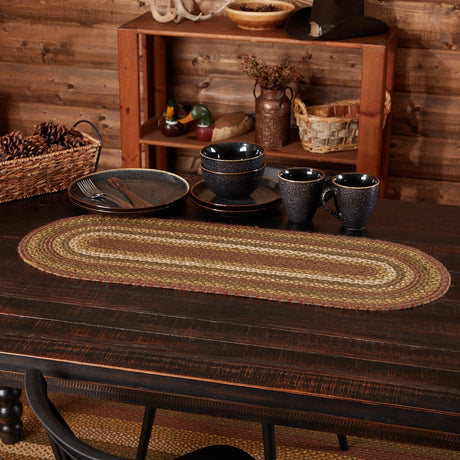 Tea Time 36" Oval Table Runner