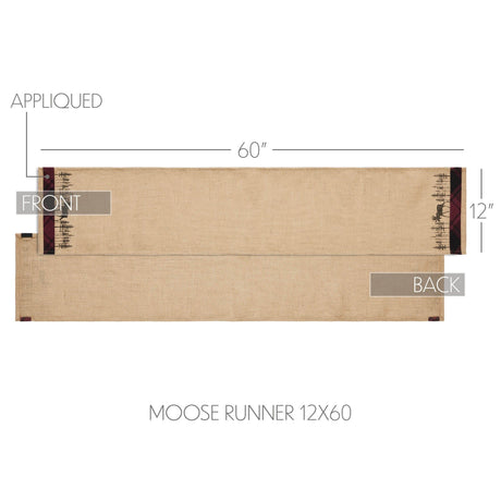 Durango Moose 60" Table Runner