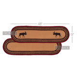 Durango Moose 48" Oval Table Runner