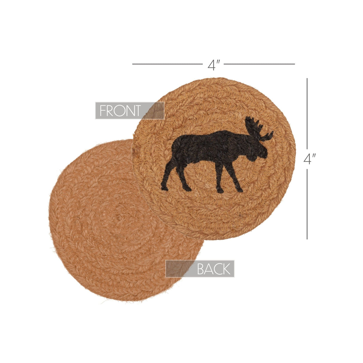 Durango Moose Coaster Set