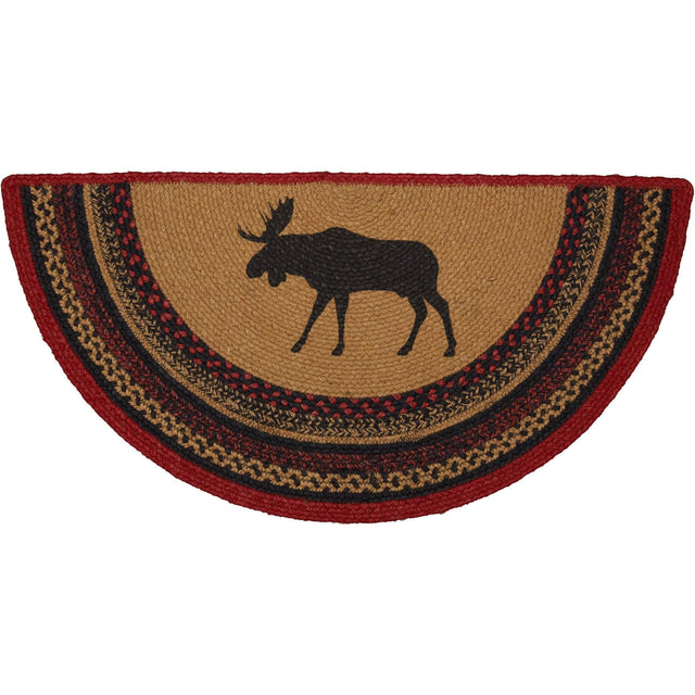 Durango Moose 33" Half-Circle Accent Rug