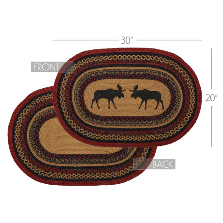 Durango Moose 30" Oval Accent Rug